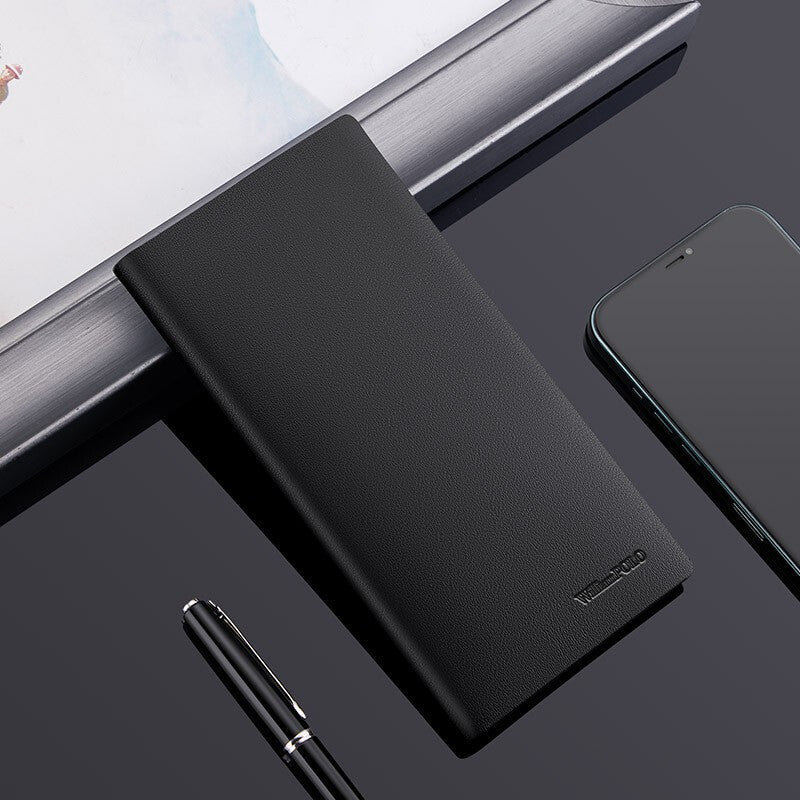 Men's Emperor Paul Long Leather Wallet Gift Box Packaging