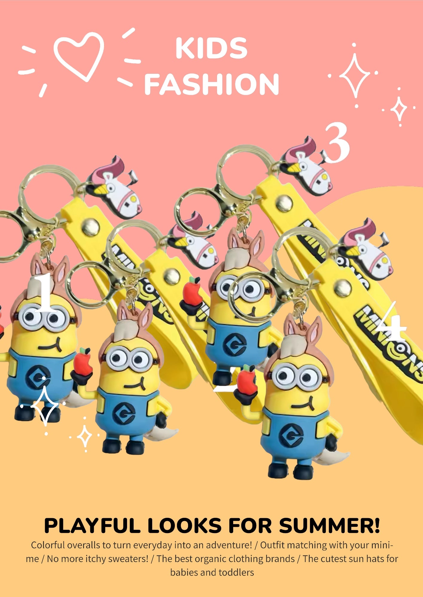 LLavero de Minions de Anime, serie del zodiaco chino