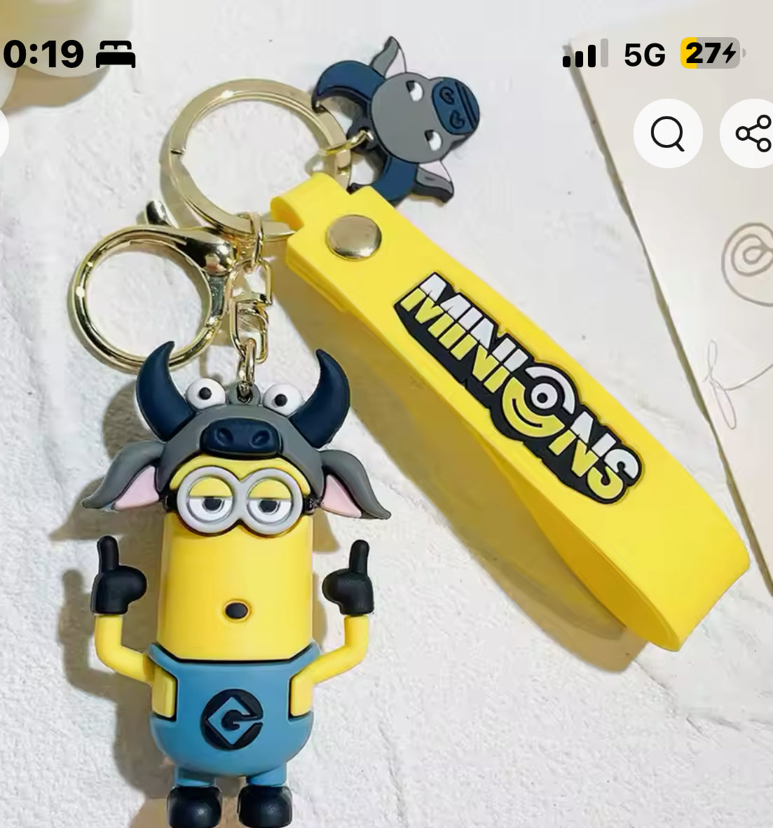 LLavero de Minions de Anime, serie del zodiaco chino