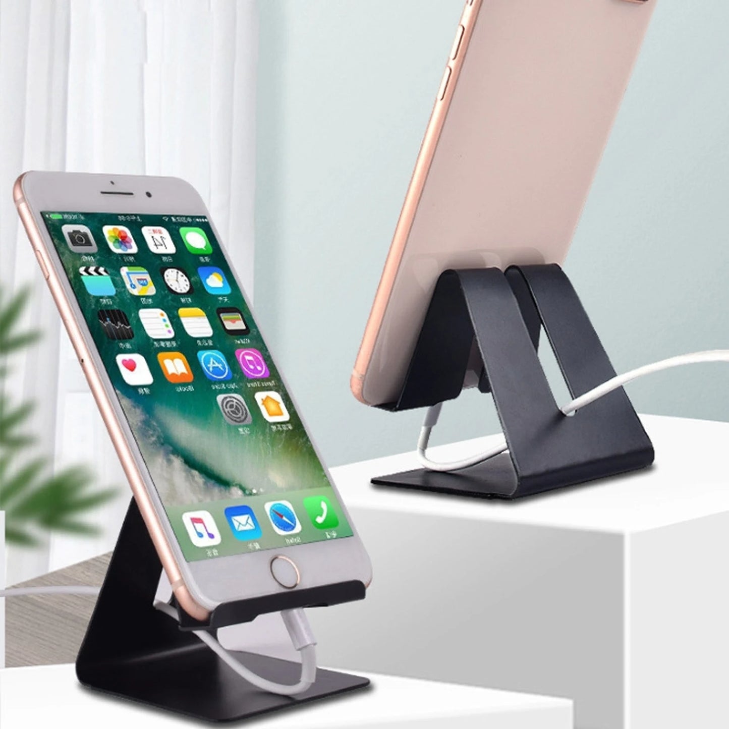Mobile Phone Holder Portable Desktop Aluminum Alloy Lazy Tablet Phone Stand