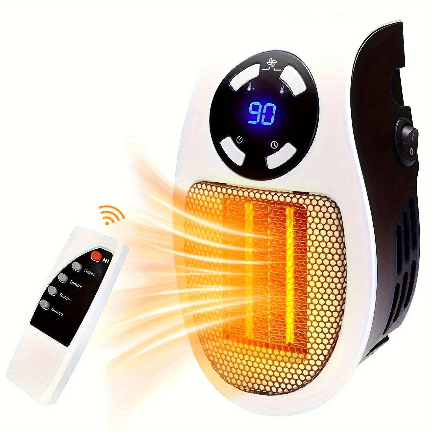 2024 hot style wall-mounted heater mini hot fan fast heating electric heater office home heater small solar heater