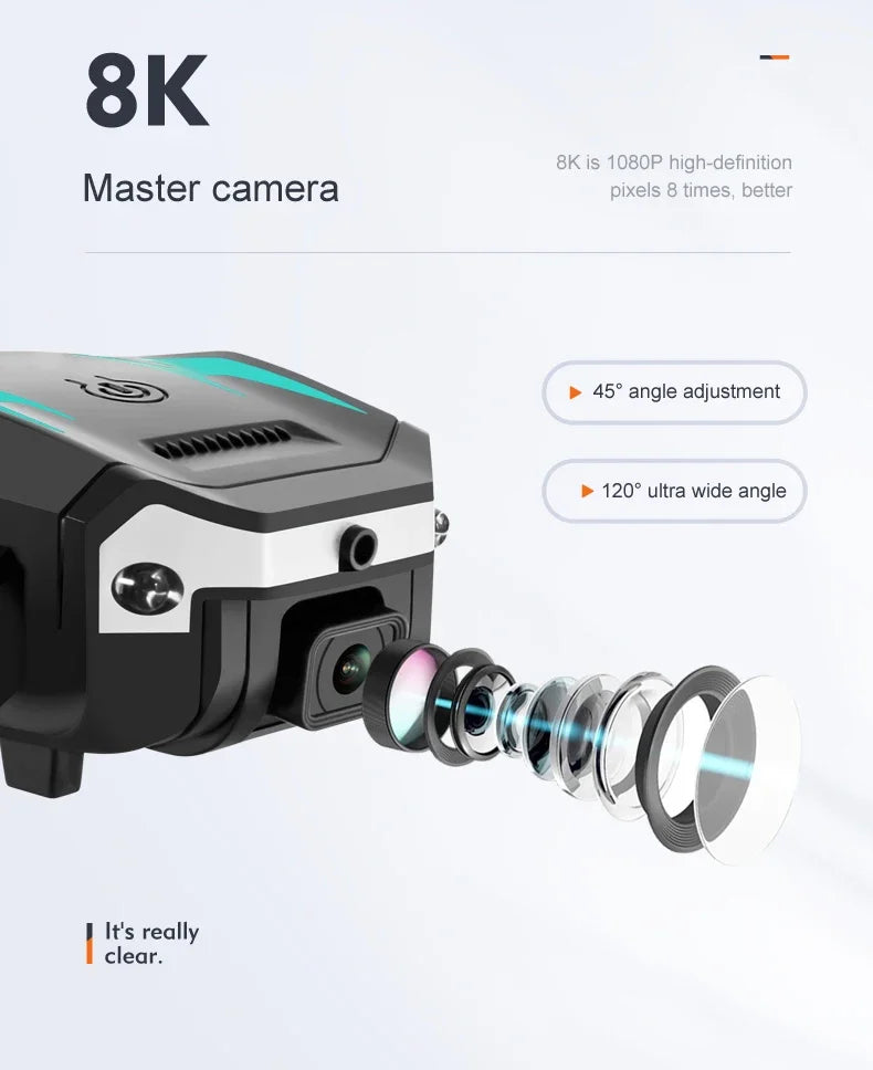 2024 S6 Pro NEW Drone Professional 4K HD Camera Foldable Quadcopter Aerial S6 GPS RC Helicopter FPV WIFI Obstacle Avoidance Toys