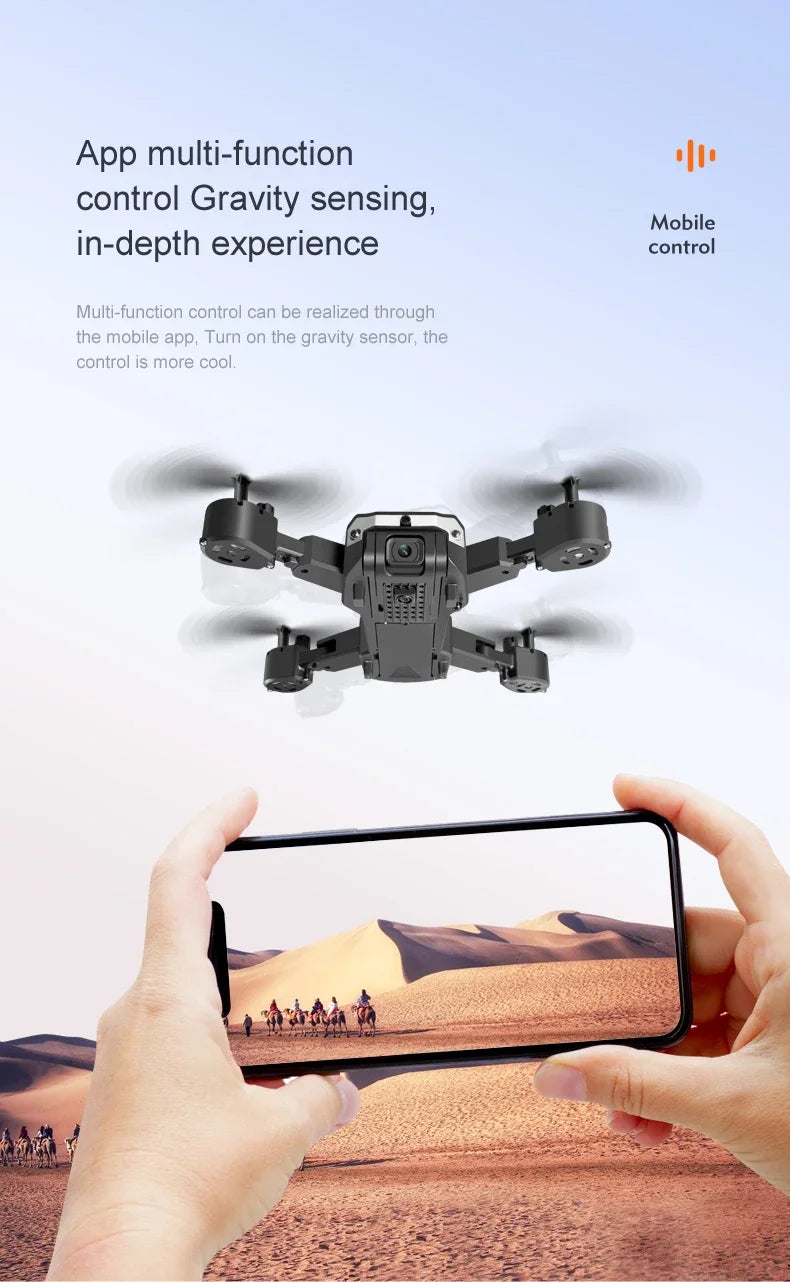 2024 S6 Pro NEW Drone Professional 4K HD Camera Foldable Quadcopter Aerial S6 GPS RC Helicopter FPV WIFI Obstacle Avoidance Toys