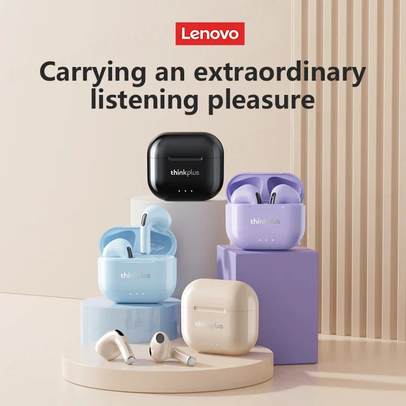 Choice Lenovo LP40 Plus Wireless Bluetooth V5.3 Headset Stereo Noise Reduction Headphones Gaming Sports Earphones With Mic