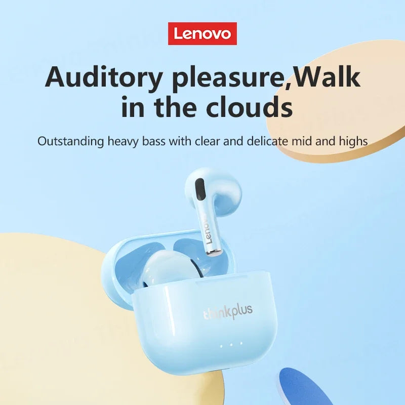 Choice Lenovo LP40 Plus Wireless Bluetooth V5.3 Headset Stereo Noise Reduction Headphones Gaming Sports Earphones With Mic