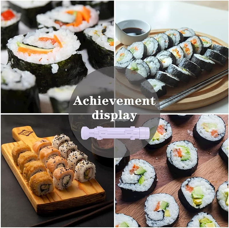 Quick Sushi Maker Japanese Roller Rice Mold Bazooka Vegetable Meat Rolling Tool DIY Sushi Making Machine Kitchen Gadgets Tools
